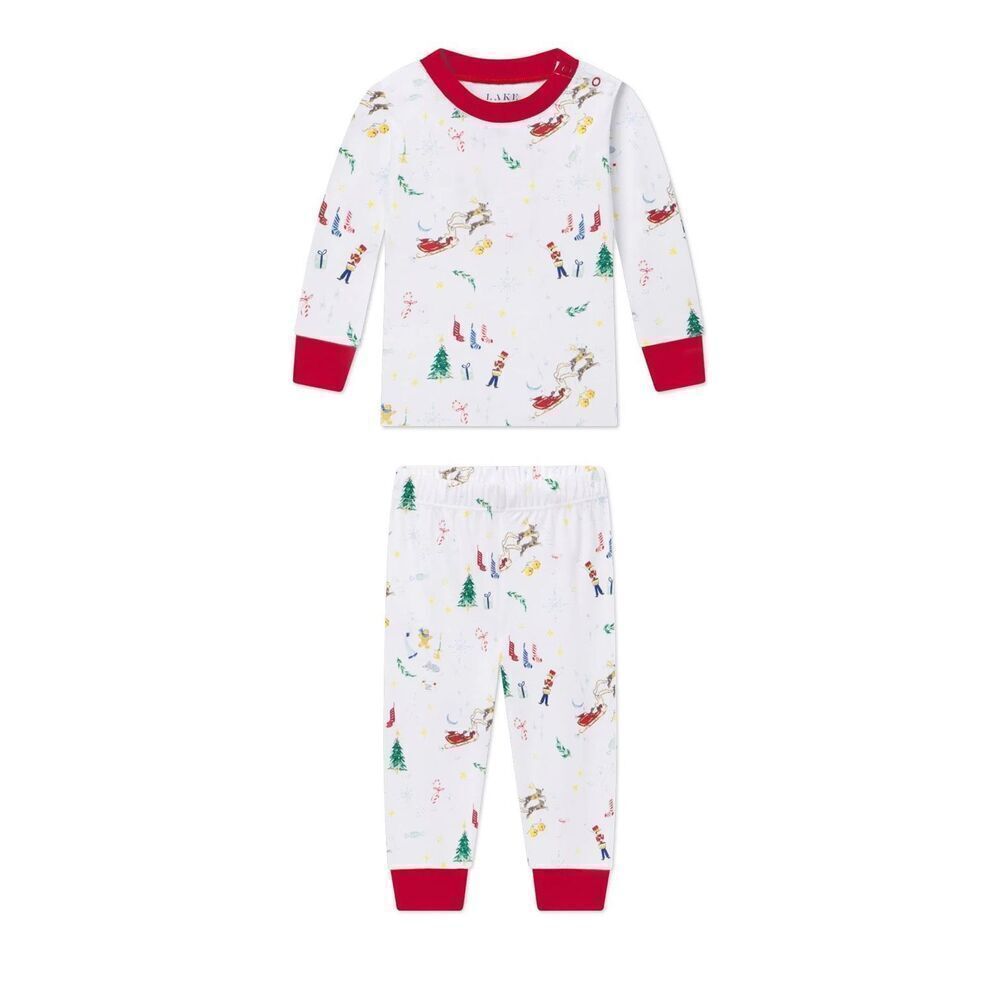 LAKE Christmas Pajamas Size 12